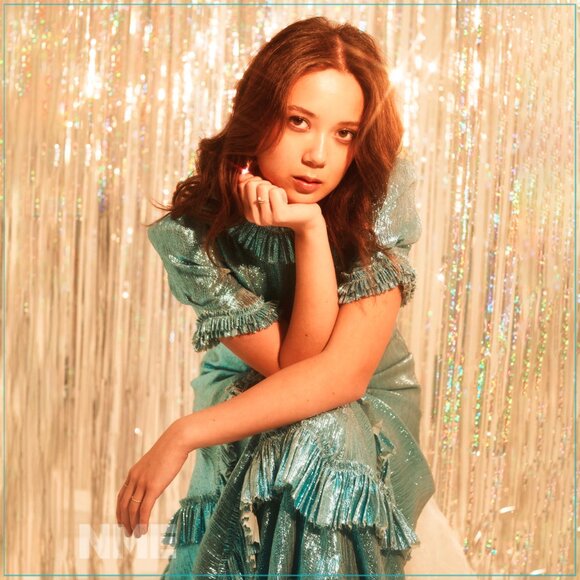 The Vampire’s Wife $4990 Sky Rocket Runway Gown in Metallic Sky Blue - Picture 10 of 16